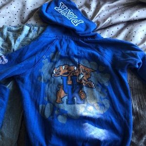 Pink Kentucky zip up sweatshirt